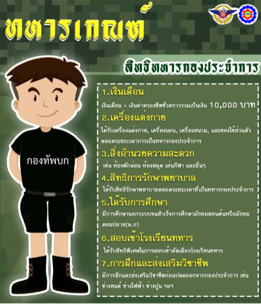เป็นทหารได้อะไรมากกว่าที่คิด